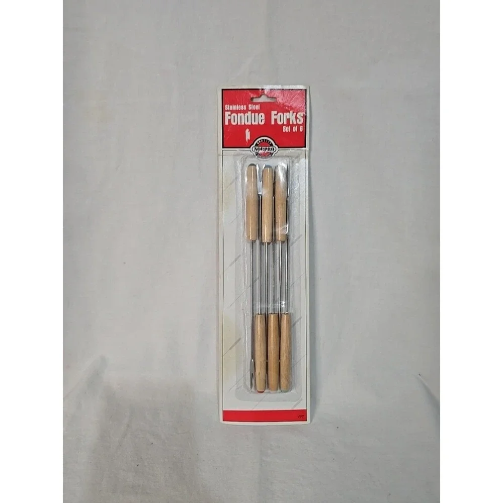 Vintage Norpro Fondue Skewers Forks New In Package‎